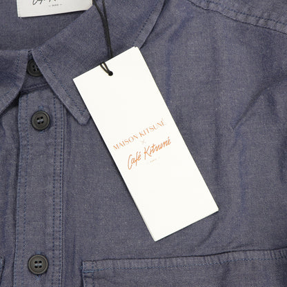 MAISON KITSUNE シャツ  CAFE KITSUNE ネイビー