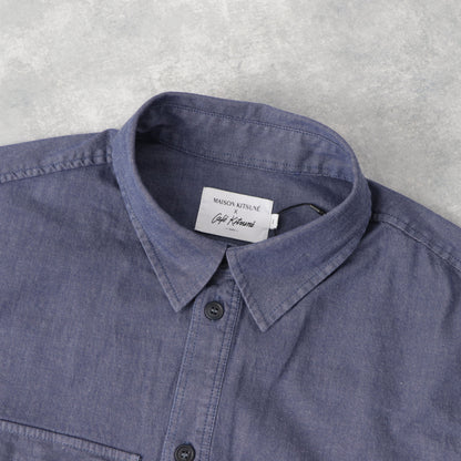 MAISON KITSUNE シャツ  CAFE KITSUNE ネイビー