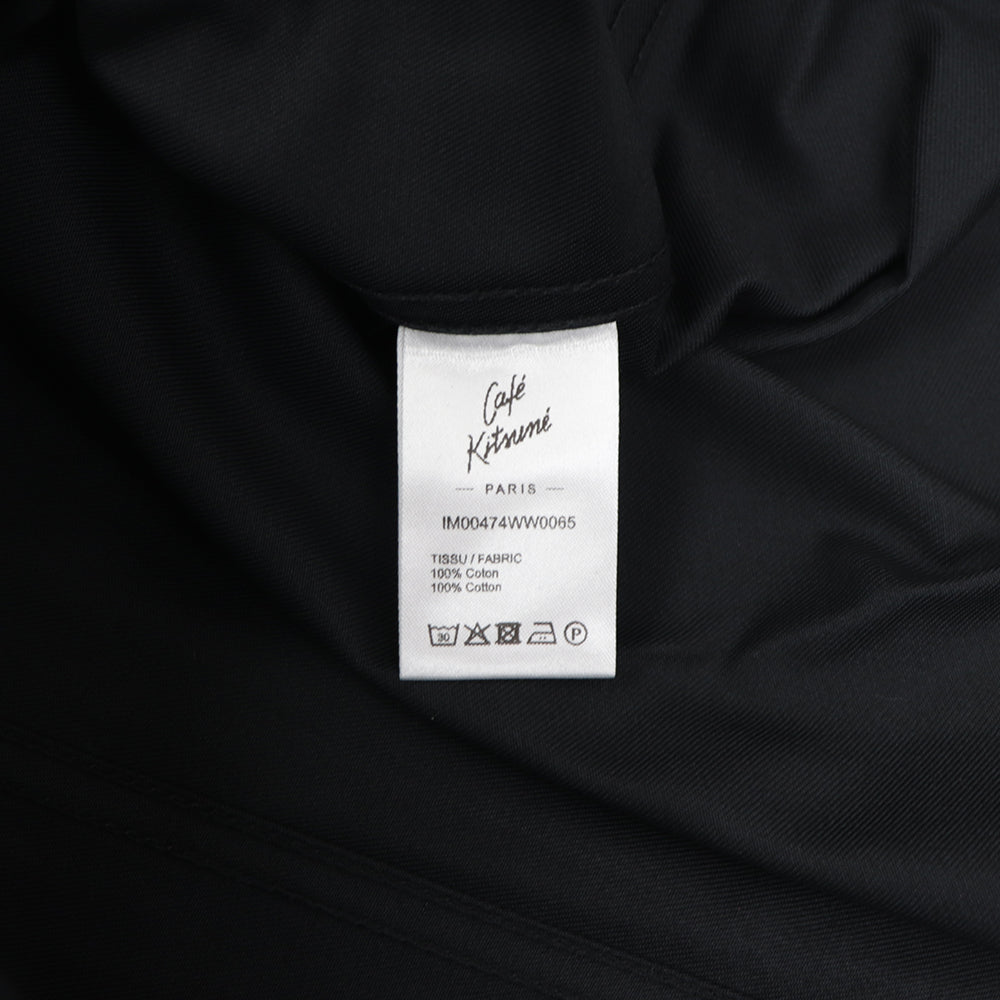 メゾン キツネ ジャケット シャツ ブラック メンズ