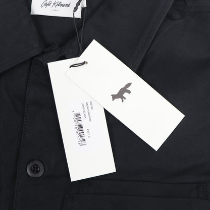 メゾン キツネ ジャケット シャツ ブラック メンズ