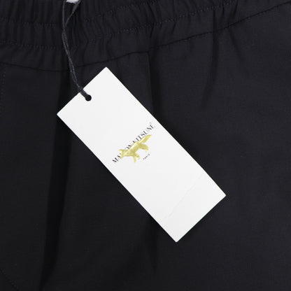 メゾン キツネ ボトムス ロングパンツ ブラック レディース