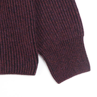 メゾン キツネ ニット ボルドー ウール メンズ