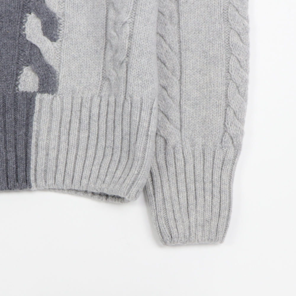 メゾン キツネ ニット JM00549KT1007 メンズ グレー