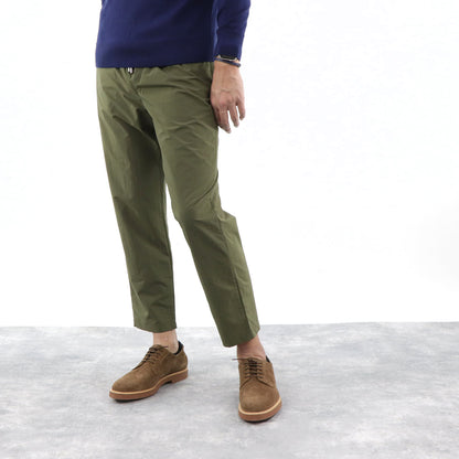 メゾン キツネ テーパードパンツ カーキ