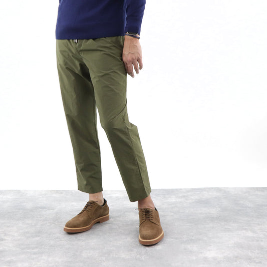 メゾン キツネ テーパードパンツ カーキ