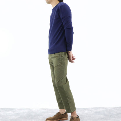 メゾン キツネ テーパードパンツ カーキ