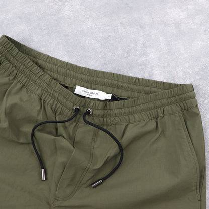 メゾン キツネ テーパードパンツ カーキ