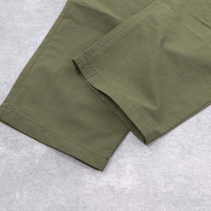 メゾン キツネ テーパードパンツ カーキ