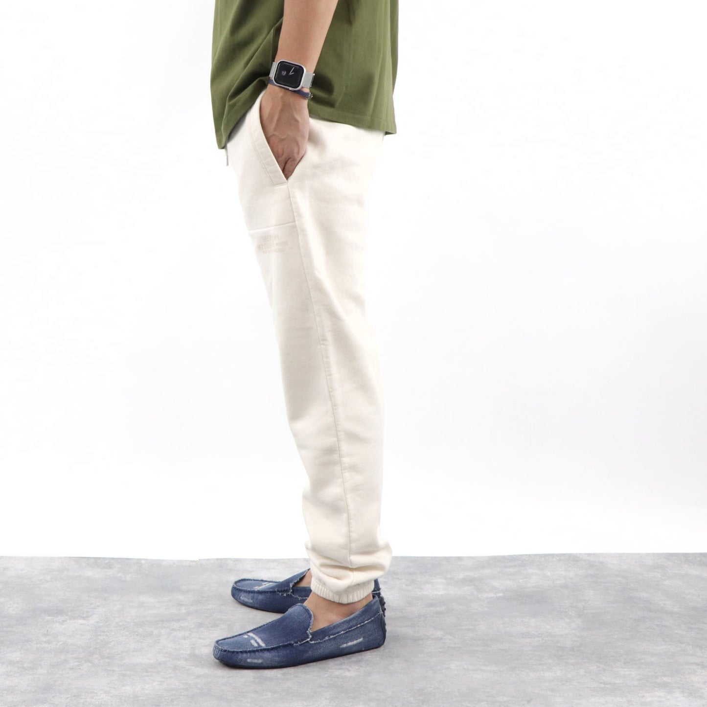 メゾン キツネ ボトムス JM01301KM0019 メンズ ホワイト