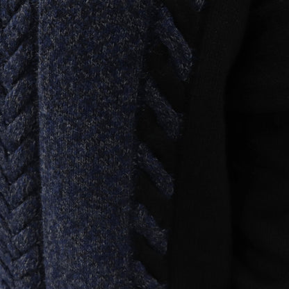 メゾン キツネ ニット  ユニセックス ブルー系 ケーブルニット