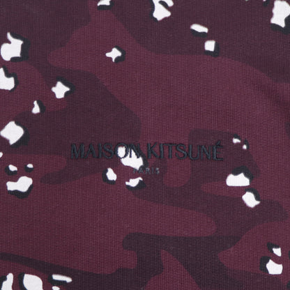 メゾン キツネ ワンピース レディース ボルドー 裏起毛 カモフラ