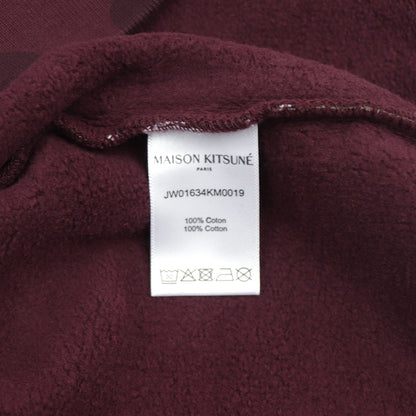 メゾン キツネ ワンピース レディース ボルドー 裏起毛 カモフラ