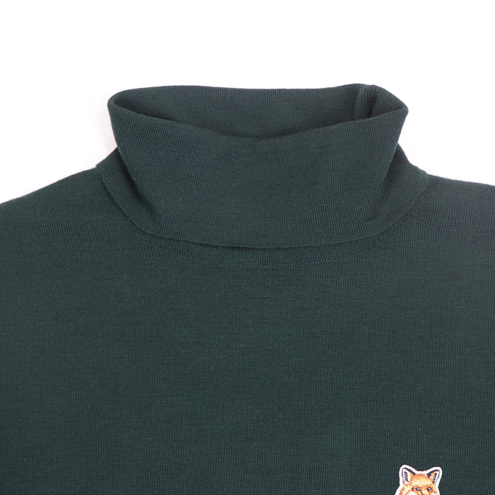 メゾン キツネ トップス ニット  ユニセックス ディープグリーン