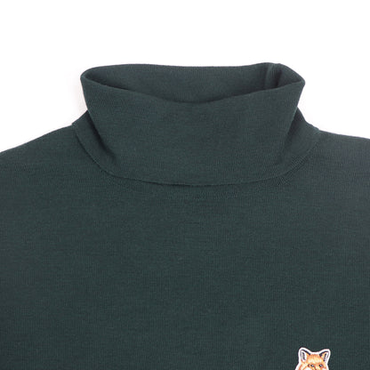 メゾン キツネ トップス ニット  ユニセックス ディープグリーン