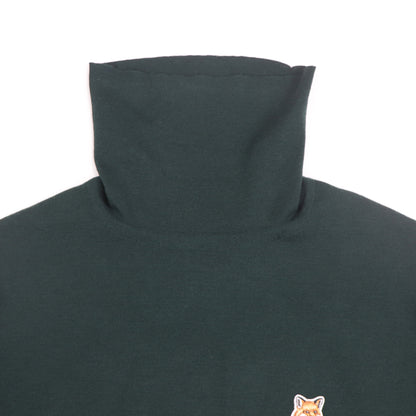 メゾン キツネ トップス ニット  ユニセックス ディープグリーン