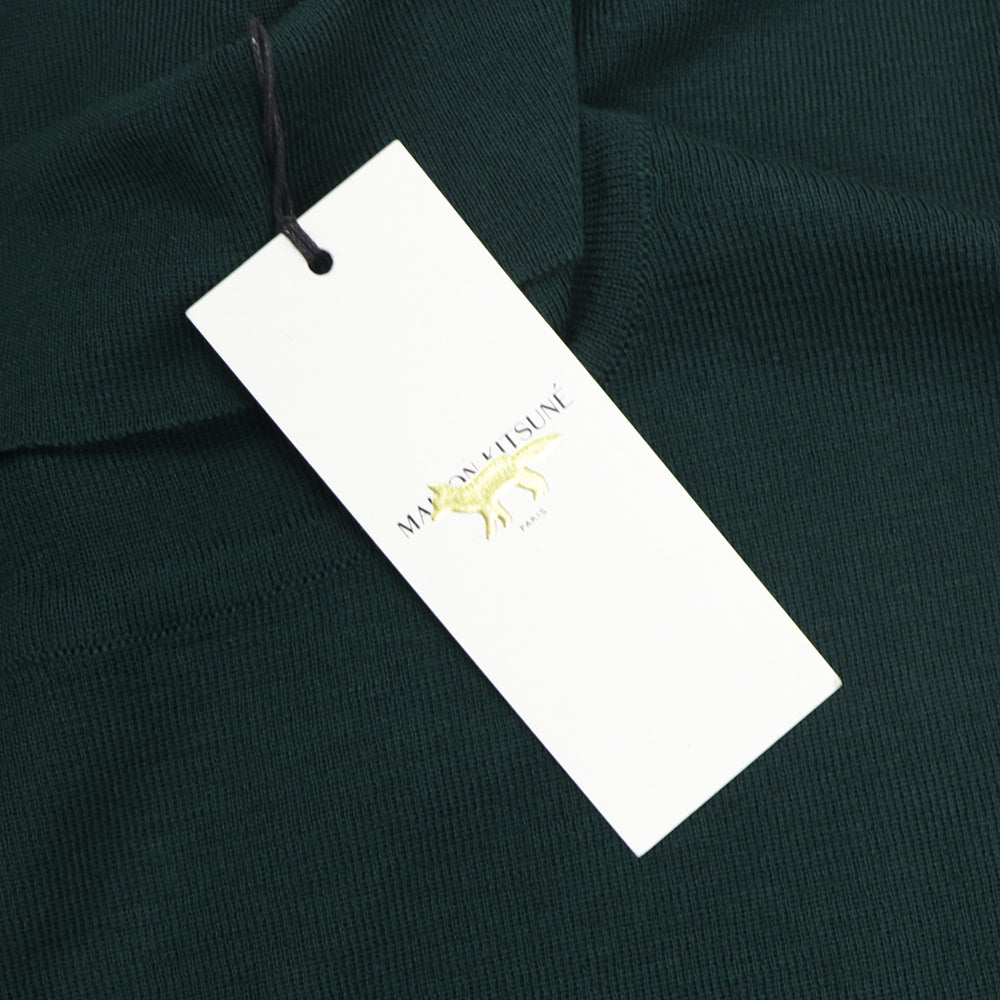 メゾン キツネ トップス ニット  ユニセックス ディープグリーン