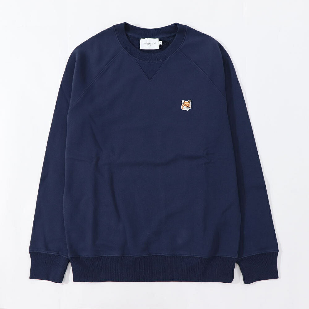 MAISON KITSUNE スウェット・トレーナー ブラック ネイビー AM00303KM0001