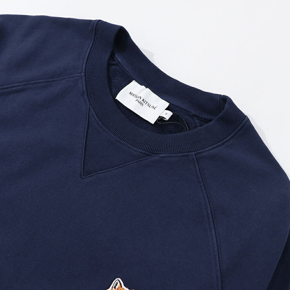 MAISON KITSUNE スウェット・トレーナー ブラック ネイビー AM00303KM0001