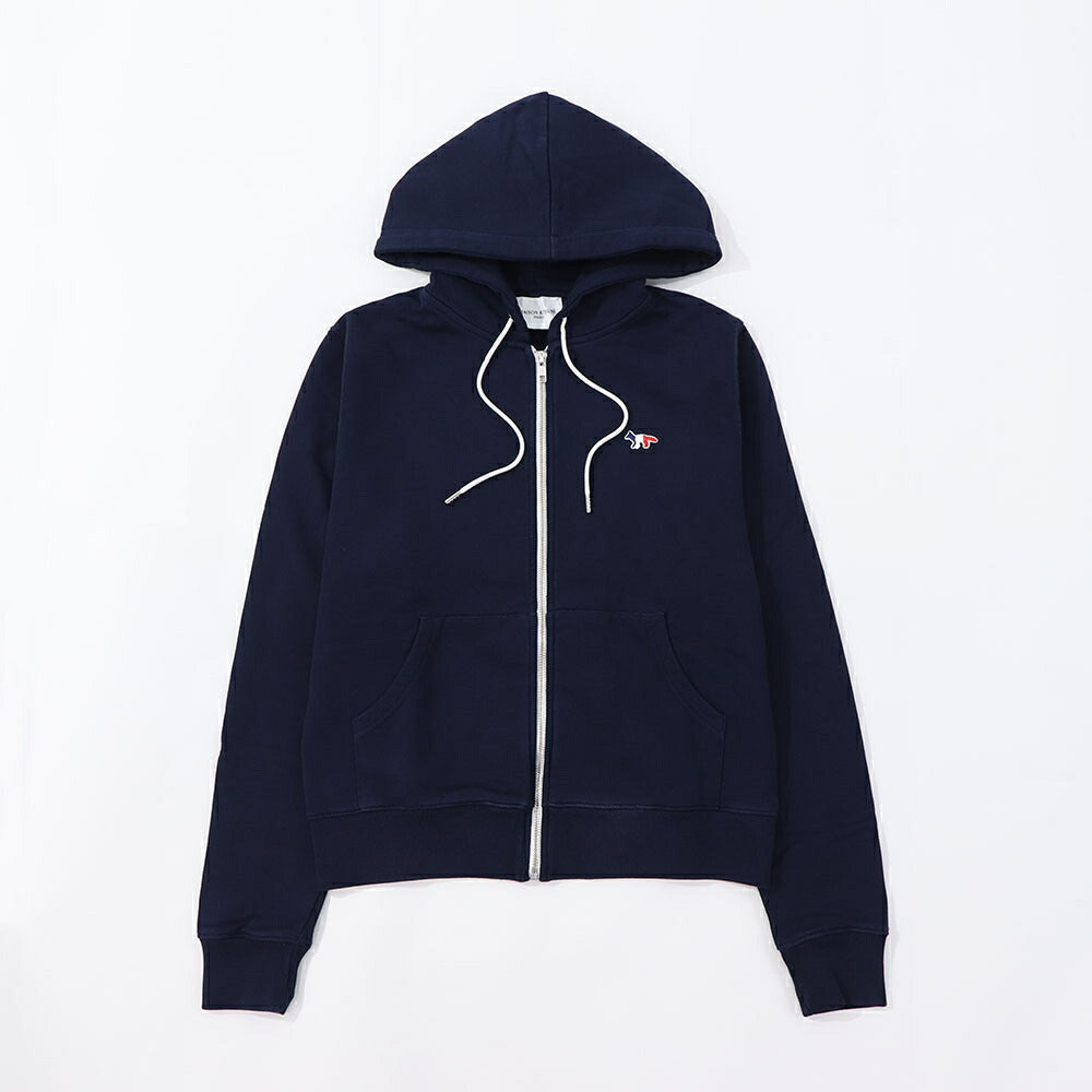 MAISON KITSUNE ジップパーカー Tricolor Fox Patch Hoodie