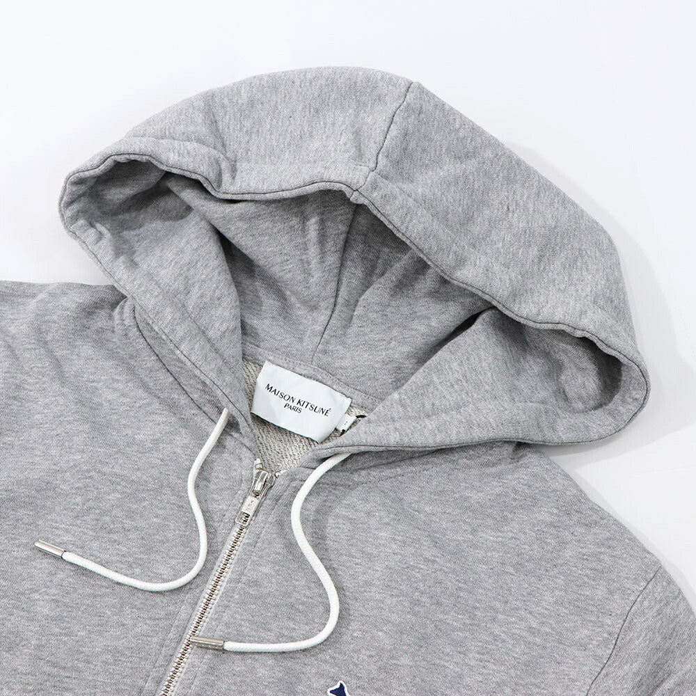 MAISON KITSUNE ジップパーカー Tricolor Fox Patch Hoodie