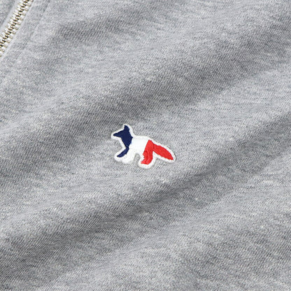 MAISON KITSUNE ジップパーカー Tricolor Fox Patch Hoodie