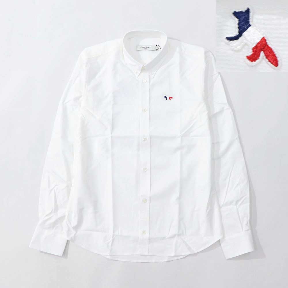 MAISON KITSUNE シャツ Tricolor Fox Patch Shirts