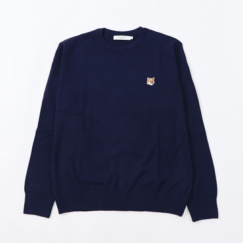MAISON KITSUNE ニット FOX HEAD PATCH SWEATER – LE CHIEN