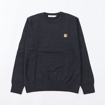 MAISON KITSUNE ニット FOX HEAD PATCH SWEATER