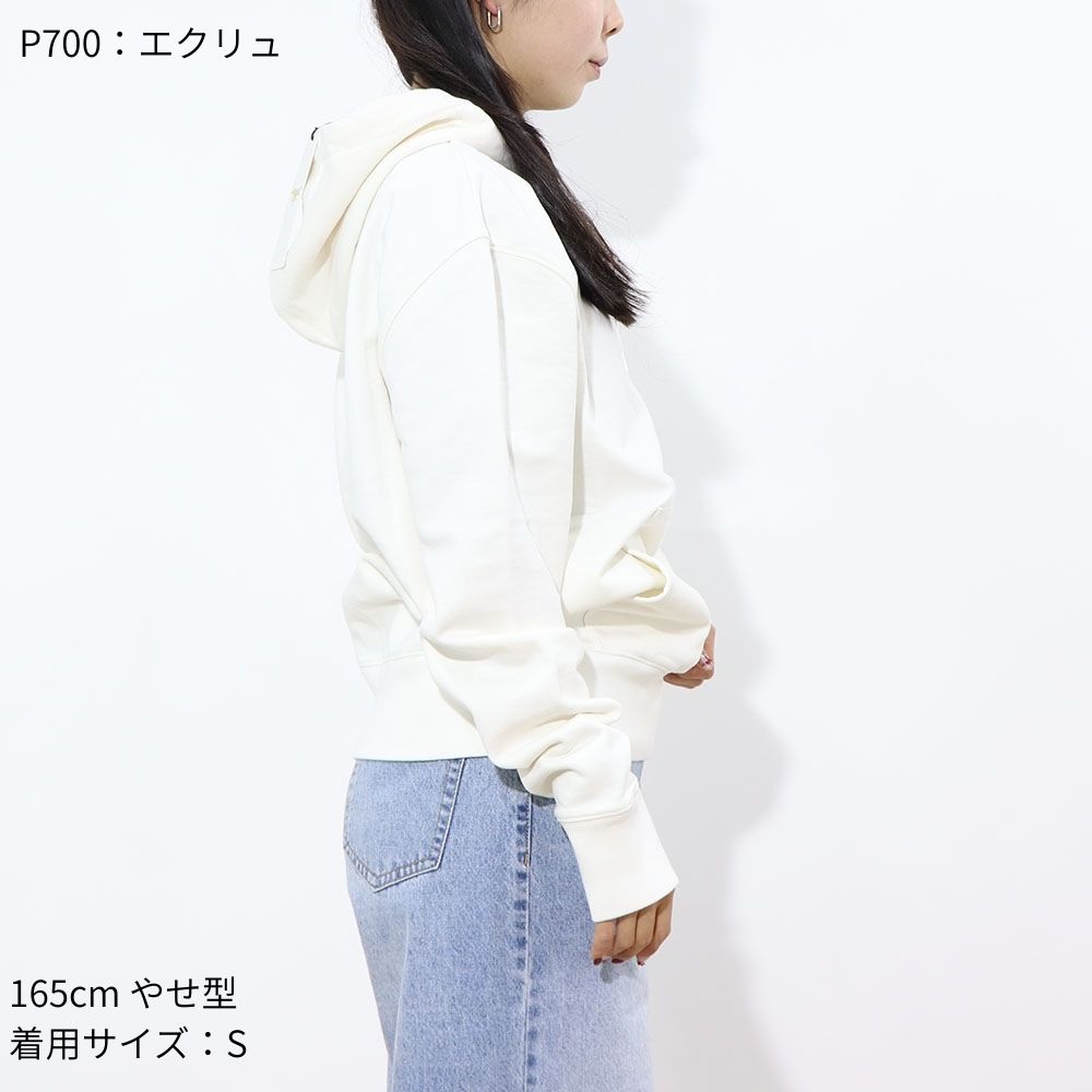 MAISON KITSUNE パーカー ネイビー エクリュ フォックスパッチ フーディー プルオーバー GU00335KM0002