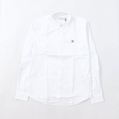MAISON KITSUNE シャツ FOX HEAD EMBROIDERY