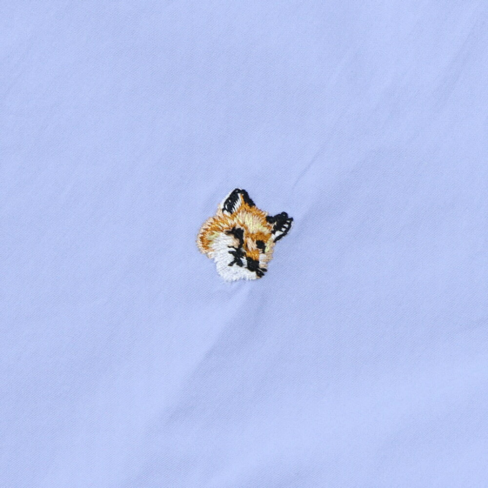 MAISON KITSUNE シャツ FOX HEAD EMBROIDERY