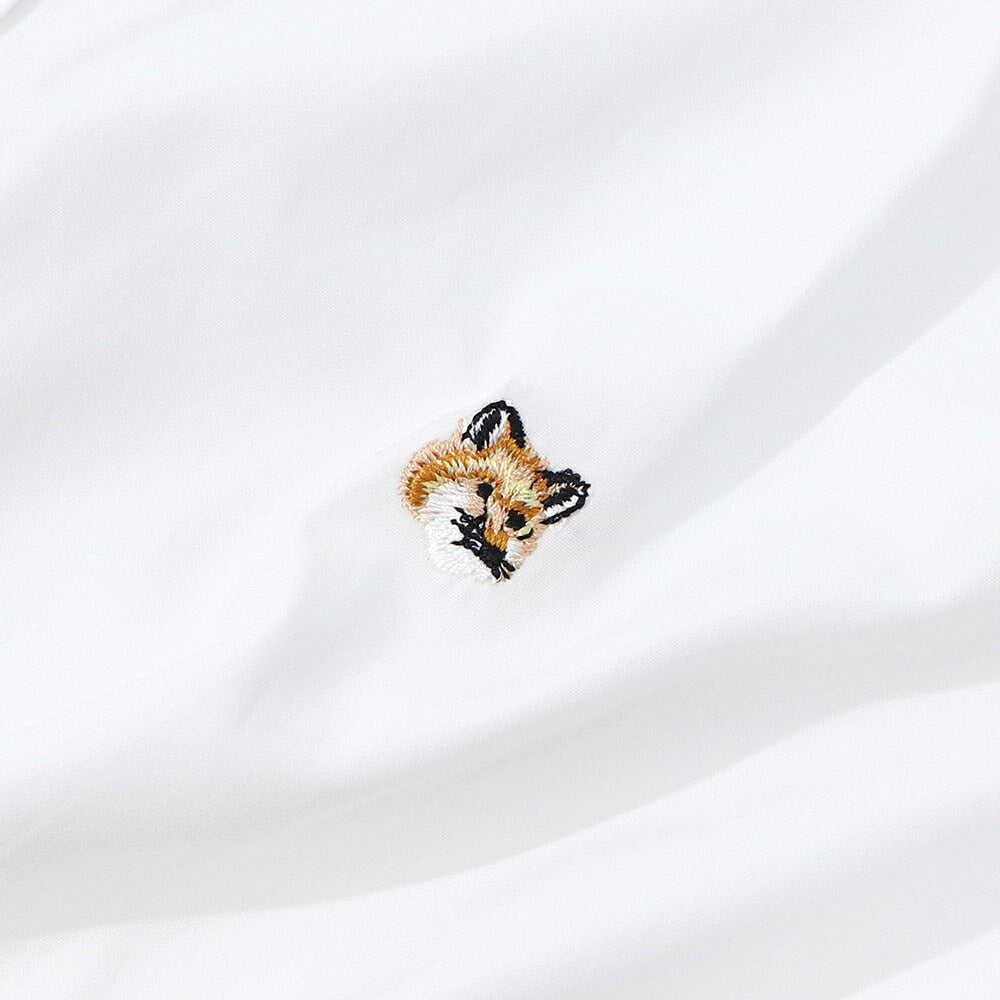 MAISON KITSUNE シャツ FOX HEAD EMBROIDERY