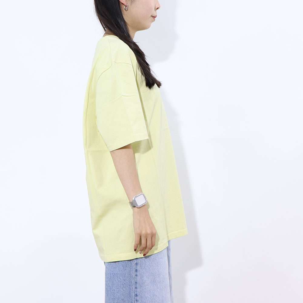 MAISON KITSUNE Tシャツ  イエロー フォックスパッチ LM00104KJ0008