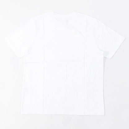 メゾン キツネ MAISON KITSUNE トップス Tシャツ・カットソー メンズ SPEEDY FOX PATCH COMFORT TEE ホワイト イエロー チルフォックスパッチ コットン 無地 半袖 クルーネック 半袖 MM00125KJ0008