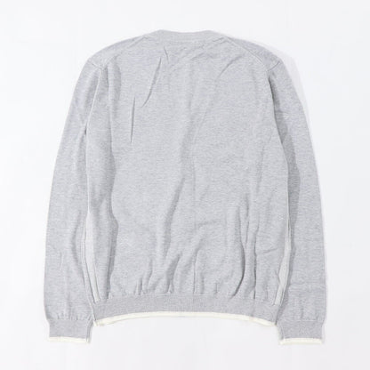 MAISON KITSUNE カーディガン グレー フォックスパッチ