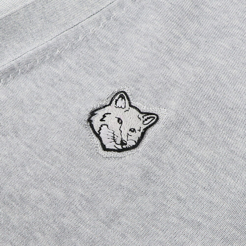 MAISON KITSUNE カーディガン グレー フォックスパッチ