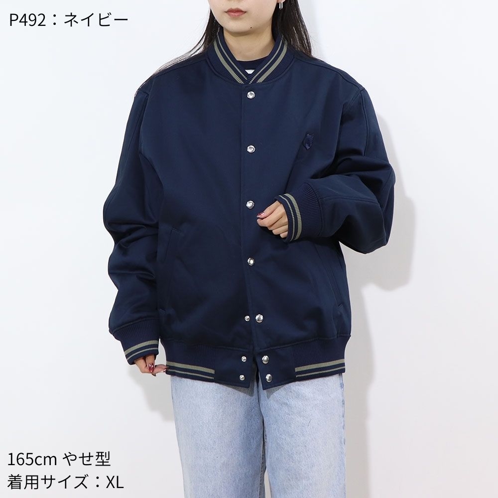 MAISON KITSUNE ジャケット ネイビー フォックスパッチ