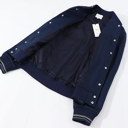 MAISON KITSUNE ジャケット ネイビー フォックスパッチ