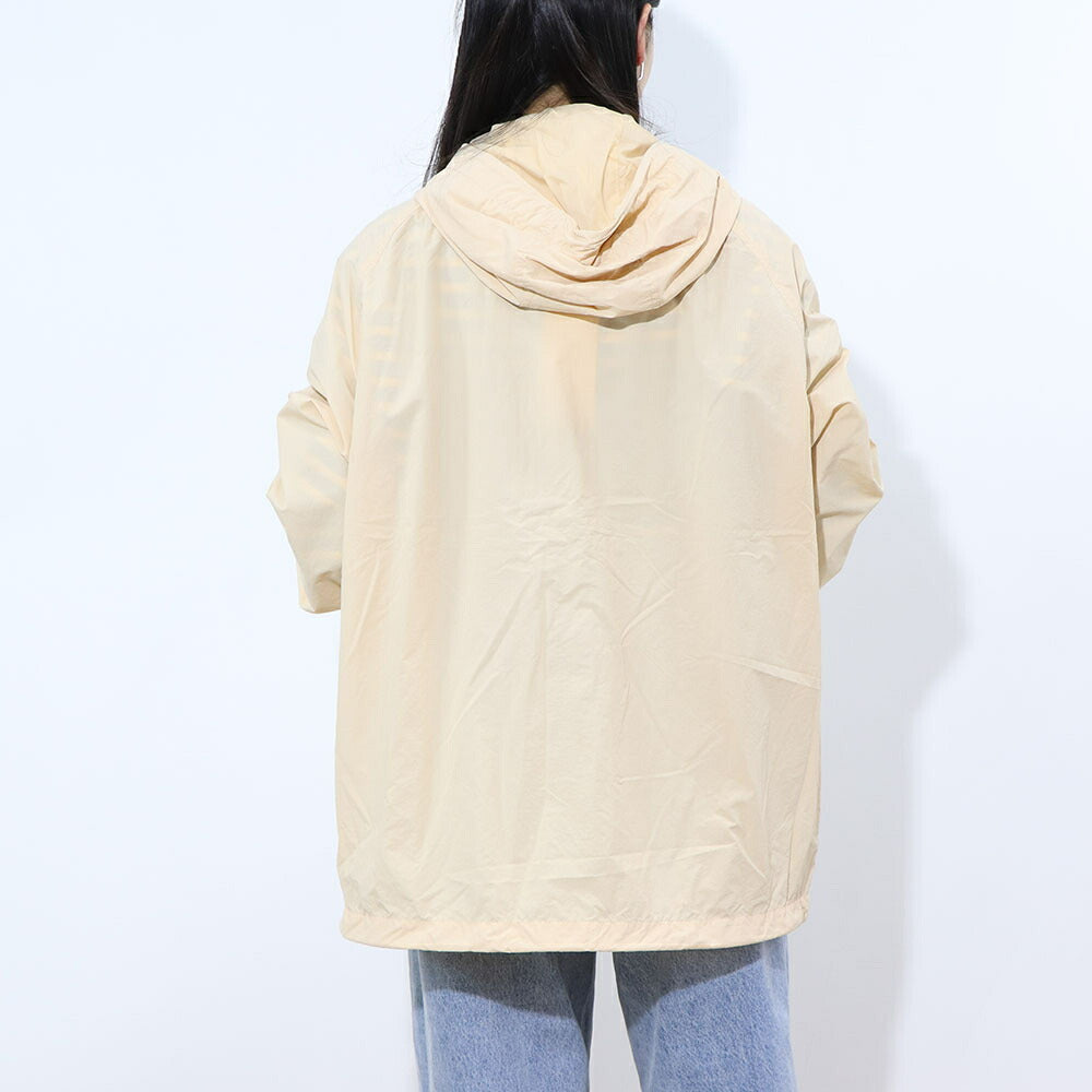 MAISON KITSUNE ブルゾン ベージュ フォックスパッチ ウィンドブレーカー フード MM02228WQ0072