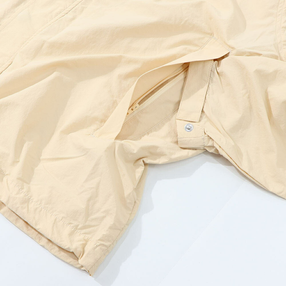 メゾン キツネ MAISON KITSUNE アウター ジャケット・ブルゾン メンズ CLASSIC FOX PATCH WINDBREAKER ベージュ フォックスパッチ ウィンドブレーカー 無地 ワンポイント フード MM02228WQ0072