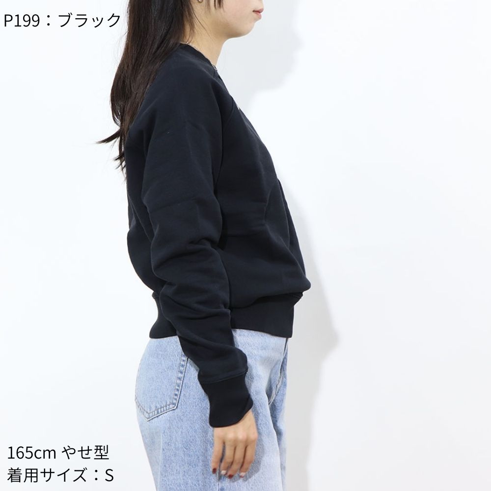 MAISON KITSUNE スウェット ブラック フォックスパッチ スエット KM00303KM0001