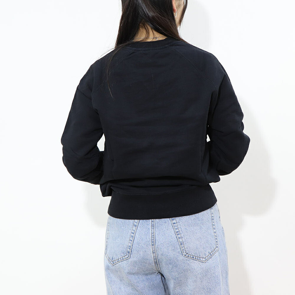 MAISON KITSUNE スウェット ブラック フォックスパッチ スエット KM00303KM0001