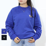 MAISON KITSUNE スウェット ネイビー ブラック フォックスパッチ スエット KM00304KM0001