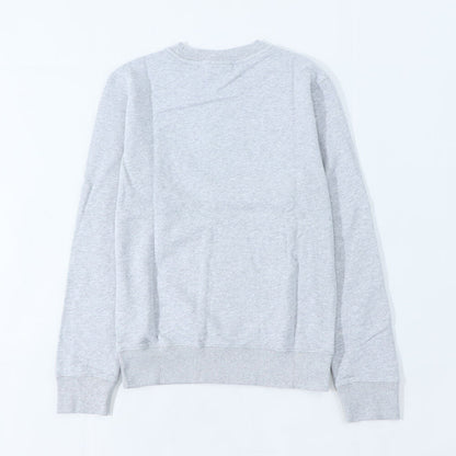 メゾン キツネ MAISON KITSUNE トップス スウェット・トレーナー メンズ FOX HEAD PATCH REGULAR SWEATSHIRT グレー ネイビー フォックスパッチ スエット 無地 ワンポイント 長袖 クルーネック LM00301KM0001