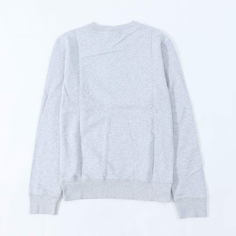MAISON KITSUNE スウェット グレー ネイビー フォックスパッチ スエット LM00301KM0001