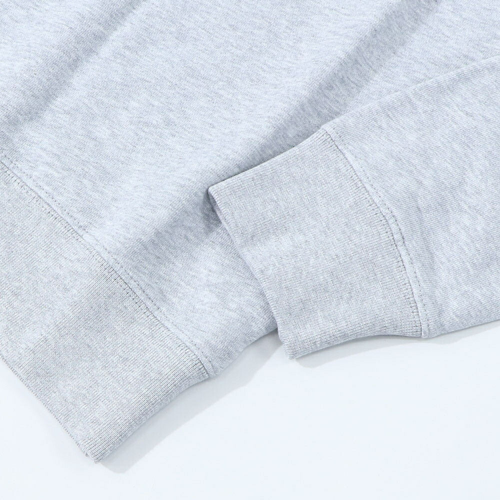 MAISON KITSUNE スウェット グレー ネイビー フォックスパッチ スエット LM00301KM0001