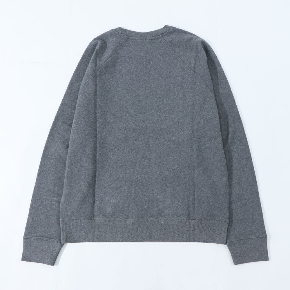 メゾン キツネ MAISON KITSUNE トップス スウェット・トレーナー メンズ BOLD FOX HEAD PATCH ダークメランジグレー ブラック クリーム ネイビー ライトグリーン フォックスパッチ スエット 無地 ワンポイント 長袖 クルーネック MM00304KM0001