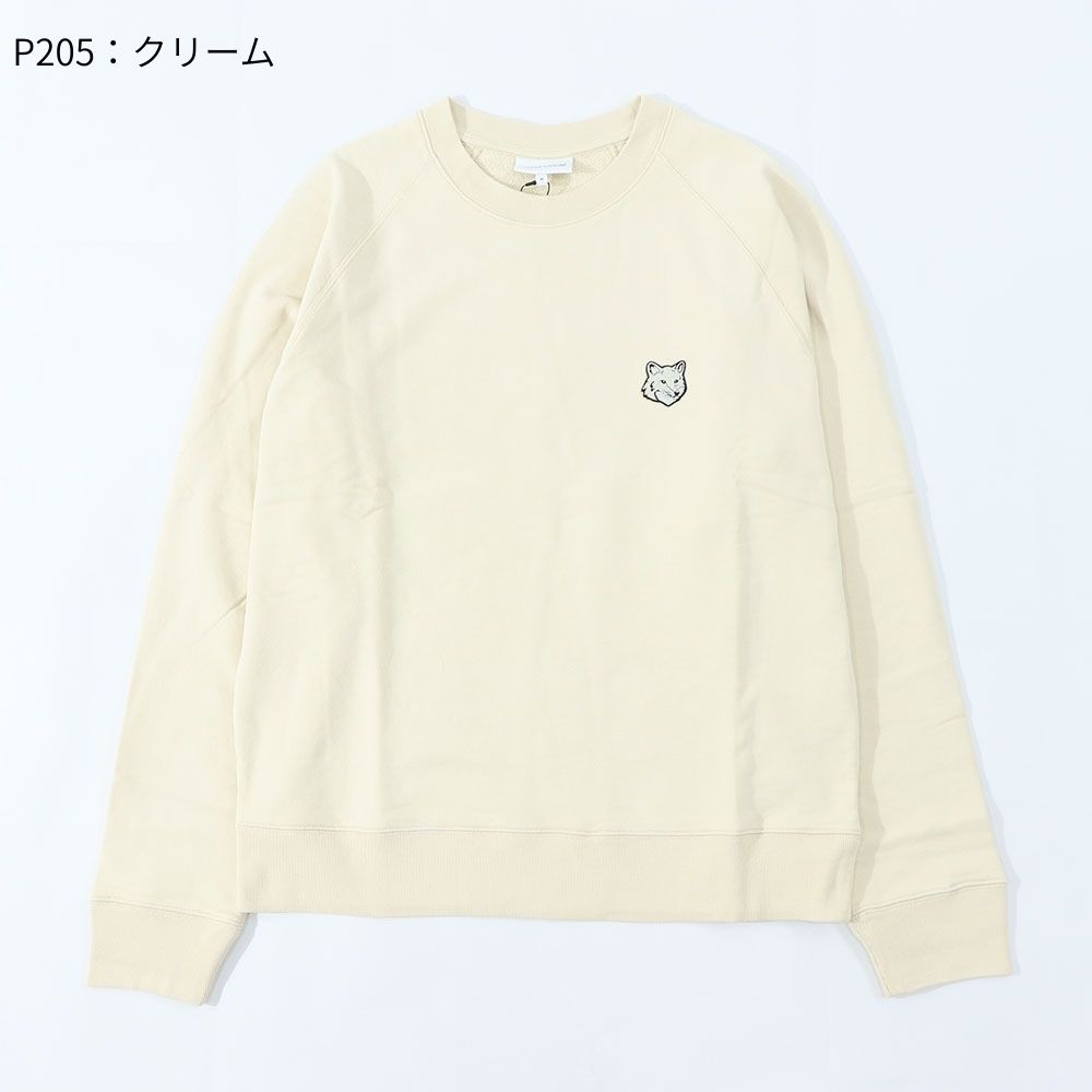 MAISON KITSUNE スウェット ダークメランジグレー ブラック クリーム ネイビー ライトグリーン MM00304KM0001