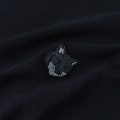 メゾン キツネ MAISON KITSUNE トップス スウェット・トレーナー メンズ BOLD FOX HEAD PATCH ダークメランジグレー ブラック クリーム ネイビー ライトグリーン フォックスパッチ スエット 無地 ワンポイント 長袖 クルーネック MM00304KM0001