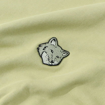 メゾン キツネ MAISON KITSUNE トップス スウェット・トレーナー メンズ BOLD FOX HEAD PATCH ダークメランジグレー ブラック クリーム ネイビー ライトグリーン フォックスパッチ スエット 無地 ワンポイント 長袖 クルーネック MM00304KM0001